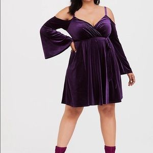 NWT Torrid velvet dress